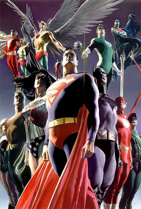 alex ross kingdom come art | The Alex Ross Appreciation Thread -- Comic Book Talk: Comic Books Alex Ross Kingdom Come, Ralph Mcquarrie, Justice League Of America, Alex Ross, Firefly Serenity, Arte Dc Comics, Star Trek Voyager, Star Trek Enterprise, Bd Comics