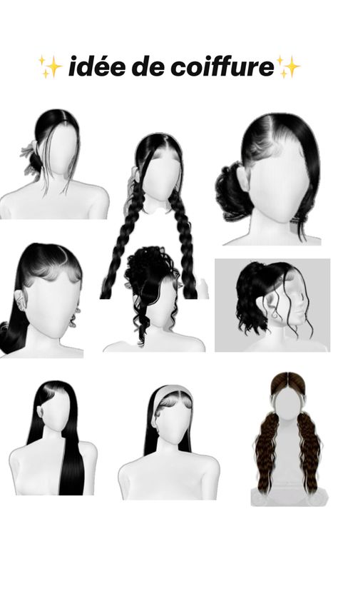 Quick Curly Hairstyles, Mixed Curly Hair, Easy Hairstyles For Thick Hair, Hair Inspiration Long, Black Hair Roblox, Quick Natural Hair Styles, Cute Curly Hairstyles, Dyed Hair Inspiration, Hairstyles For Layered Hair