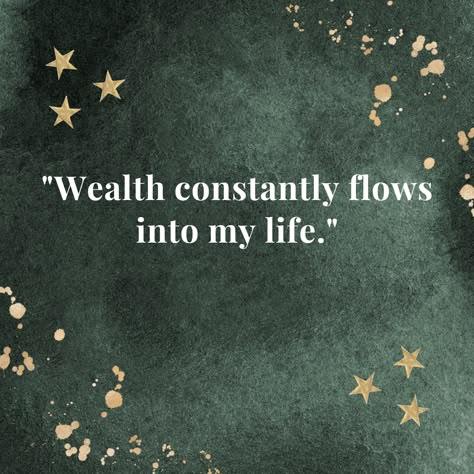 wealth affirmation Badass Affirmations, Weekly Affirmations, Internal Beauty, Mom Presents, Family Wealth, Vision Board Words, 2024 Manifestation, Wealthy Lifestyle, Vision Board Affirmations