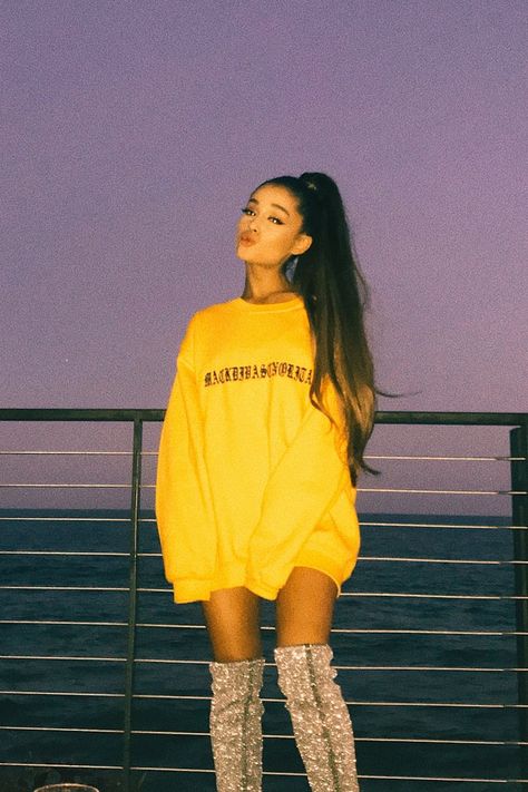 Ariana Grande Dangerous, Ariana Grande Dangerous Woman, Ariana Grande Outfits, Ariana Grande Fans, Soft Gamine, Ariana Grande Cute, Ariana Grande Style, Ariana Grande Wallpaper, Ariana Grande Photoshoot