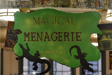 Launch of new Harry Potter book, Harry Potter and the Cursed Child, magical menagerie Magical Menagerie, Book Harry Potter, Harry Potter Locations, Harry Potter Props, The Cursed Child, Hp Book, Harry Potter Book, Class Theme, Harry Potter Style