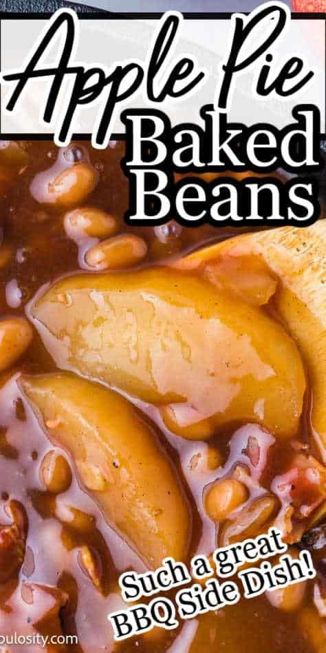 This baked beans recipe uses apple slices and it's such an awesome flavor - it's the perfect side dish for bbq's! Apple Pie Baked Beans, Baked Beans Vegan, Amazing Smoothies, Bake Beans, Comforting Casseroles, Baked Beans Recipe, Homemade Baked Beans, Baked Bean Recipes, Sausage Bake