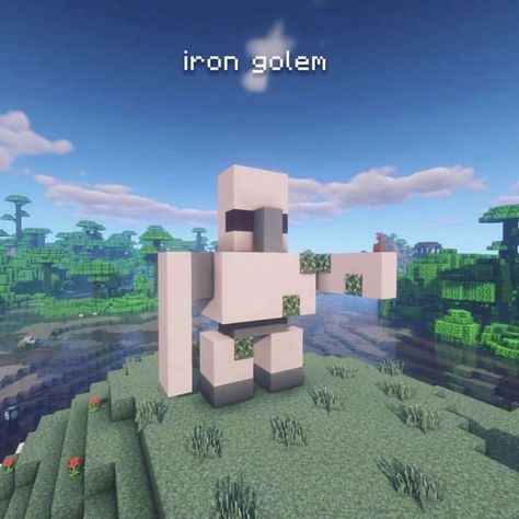 Iron Golem Minecraft, Minecraft Iron Golem, Minecraft Museum, Minecraft Iron, Minecraft Modern City, Cute Minecraft, Iron Golem, Minecraft Houses Blueprints, Gray Concrete