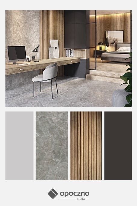 Wood Inspired Living Room, Modern Zen Home Office, Upscale Apartment Interior Design, Best Valspar Paint Colors, Modern Interior Design Color Palette, Wood Interior Design Living Rooms, Modern Kitchen Color Palette, Material Palette Interior Design, Modern Interior Colors