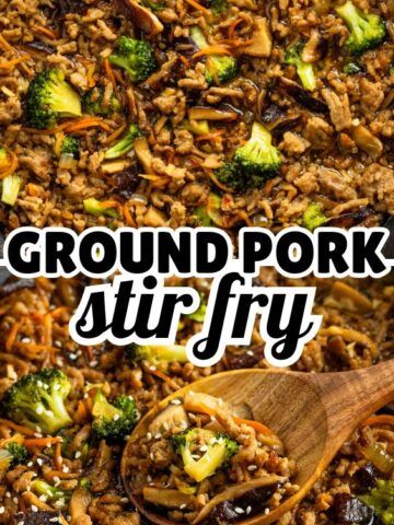 Chinese Ground Pork Recipes, Recipe With Ground Pork, Ground Pork Dinner Recipes, Asian Ground Pork Recipes, Ground Pork Casserole, Ground Pork Stir Fry, Sausage Stir Fry, Ground Pork Recipes, Pork Stir Fry