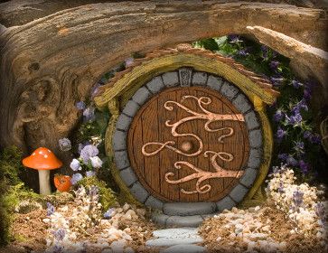 Faerie Door, Celtic Fairy, Hobbit Door, Tooth Fairy Doors, Casa Hobbit, Wooded Area, Elf Door, Cabin Retreat, Gardening Projects