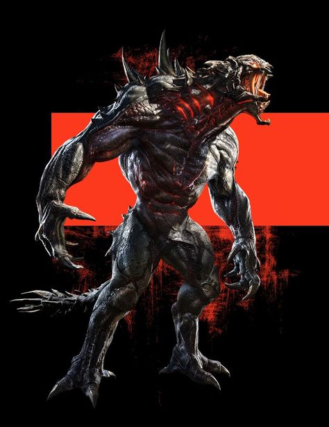 #wattpad #accin I do not own prototype or my hero academia. Evolve Goliath, Evolve Monster, Evolve Game, Zombie Hunter, Beast Creature, Monster Characters, Kaiju Art, Giant Monsters, Kaiju Monsters