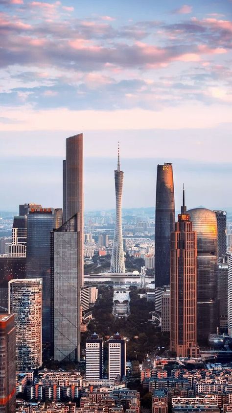 Canton Tower, Canton China, China City, Global City, Skyscraper Architecture, Chinese Landscape, Dslr Background Images, Guangzhou China, Urban City