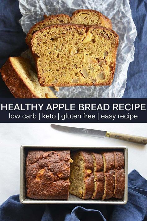 #EasyLowCarbFoods Low Fat Low Carb Meals, Apple Bread Recipe, Easy Low Carb Meals, Low Carb Soup Recipes, Healthy Bread Recipes, Easy Low Carb Recipes, Low Carb Low Fat Recipes, Low Fat Low Carb, Best Low Carb Recipes