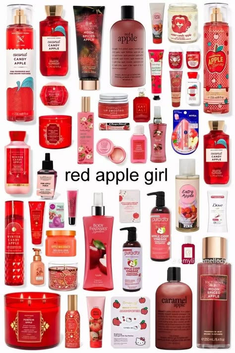 Apple Shower Routine, Apple Scented Perfume, Smell Good Products, Apple Scent, How To Smell Good, Scent Combos, Smell Nice, To Smell Good, Fragrances Perfume Woman