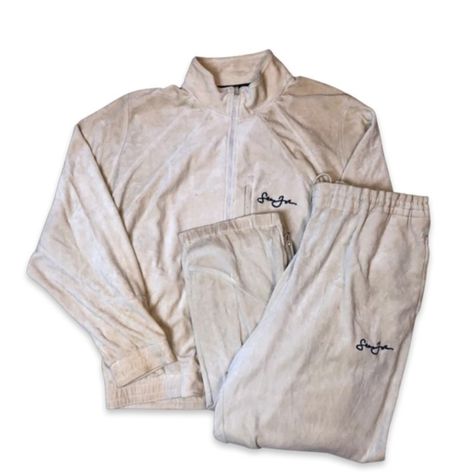 SEARCHING Sean John Velour Tracksuits in the Sizes Small, Medium and Large Sean John, 90s 2000s, Cream White, Limited Time, Different Colors, Thank You, Fast Delivery, Jewelry Watches, Plus Fashion