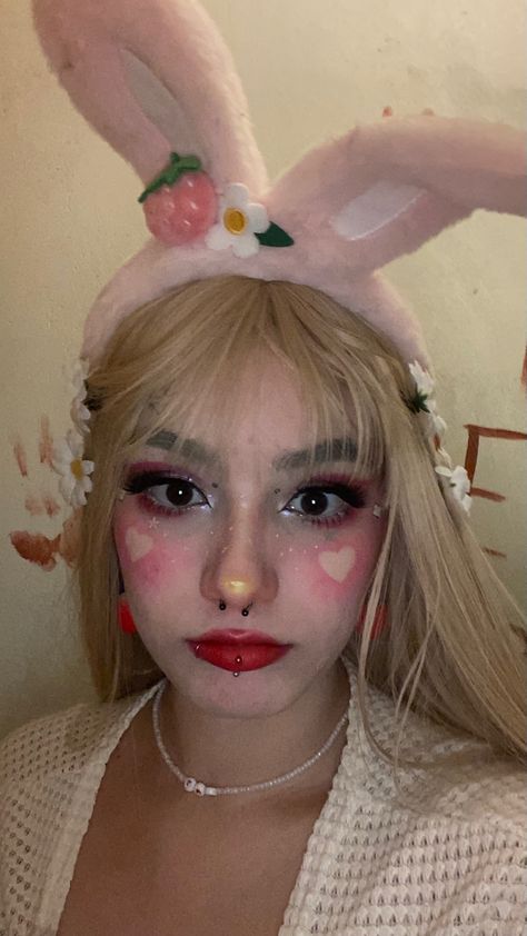 My Melody Makeup Look, My Melody Costume, My Melody Cosplay, My Melody Makeup, Cosplay Makeup, Cosplay Ideas, My Melody, Makeup Inspo, Mood Pics