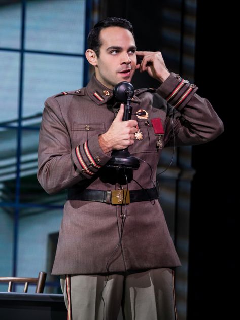 Jason Michael Evans (Gleb) in the National Tour of ANASTASIA. Photo by Matthew Murphy, MurphyMade. Gleb Anastasia, Anastasia Costume, Michael Evans, Anastasia Movie, Anastasia Musical, Alexei Romanov, Stage Props, Broadway Plays, Theatre Stage