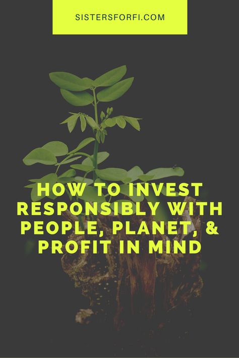 How to Invest Responsibly with People, Planet, and Profit in Mind Sustainable Investing, Financial Independence Retire Early, Personal Finance Advice, Saving For College, Money Advice, Investment Portfolio, Start Investing, Business Loans, Eco Friendly Living