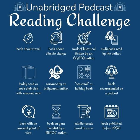 Gearing up for your 2024 reading? We'd love for you to join us! Once again, we're hosting an Unabridged Podcast Reading Challenge. Ashley and Jen are so excited about a new year of reading together! 2024 Reading Challenge, Reading Together, Reading List Challenge, Challenge Ideas, List Challenges, Book Challenge, A Different World, Journal Inspo, Reading Challenge