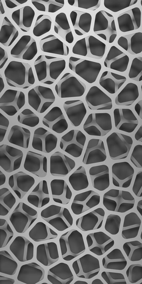 3d Print Texture, Parametric Design Pattern, Grasshopper Pattern, Voronoi Pattern, Parametric Pattern, Grayscale Art, Geometry In Nature, Dynamic Pattern, Generative Design