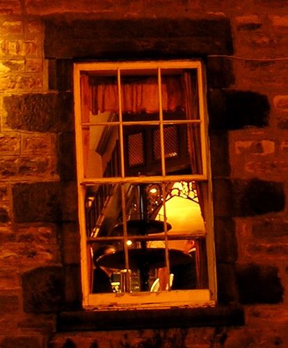 Pub Window, Night Window, Windows 1, The Pub, Inverness, Slice Of Life, Ambient Lighting, No Time, Corner Bookcase