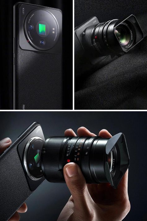 A stunning example of top-notch engineering, the 12S Ultra Concept really blurs the line between smartphones and professional shooters. Xiaomi had to ditch one of its cameras, namely the periscope lens located at the center of the circular bump, Instead, it supports mounting an external lens, namely this purpose-built one from Leica. Read More. Smartphone Design Concept, Health Kit, Industrial Product, Professional Camera, Leica Camera, Smartphone Photography, Yanko Design, Camera Lenses, Mirrorless Camera