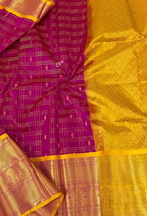 Pure Handloom Kanchi Kuppadam Pattu Sarees Kuppadam Pattu Sarees, Different Types Of Sarees, Kuchu Designs, Saree Kuchu Designs, Doll House Wallpaper, Kanjivaram Sarees Silk, Simple Saree Designs, Silk Sarees With Price, Sarees With Price