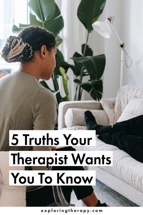 Good therapy should be focused on you - the client. But if you’re curious about what we think about you behind the scenes, here are 5 truths most therapists would agree upon. How To Talk To Your Therapist, Therapist Client Relationship, What To Talk About In Therapy, Message Therapy, Mental Health Counseling, Bad Mood, Want You, Self Care Routine, Quotable Quotes