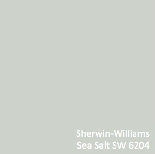 Sherwin-Williams Sea Salt (SW 6204) Sea Salt Sherwin Williams, Interior Paint Colors Schemes, Blue Paint Colors, Sherwin Williams Paint Colors, Favorite Paint, Interior Paint Colors, Door Color, Paint Colors For Home, Blue Paint