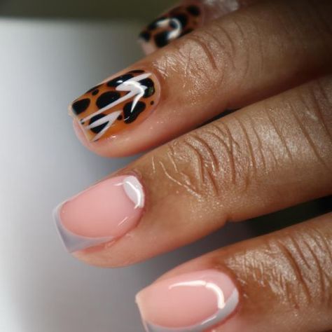 Dasia B. | LICENSED NJ MANICURIST (@nails.by.dasiab) • Instagram photos and videos Orange Gel Manicure, Short Gel Manicure Ideas, Liquid Gel Nails, Polygel Nails, Stylish Nails Designs, Dip Powder Nails, Nails Only, Us Nails, Powder Nails