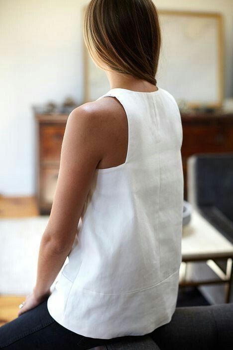 Áo Blu, Minimalist Moda, Detail Couture, Trendy Sewing, Minimal Chic, 가을 패션, White Shirts, Linen Clothes, Sewing Clothes