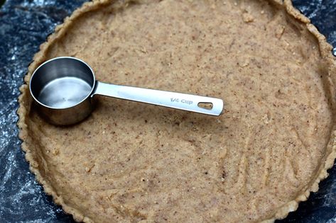 Walnut Crust Recipe | Bakepedia Tart Shells Recipe, Nut Tart, Tart Pastry, Tart Crust Recipe, Walnut Crust, Walnut Pie, Tart Crust, French Tart, Fresh Fruit Tart