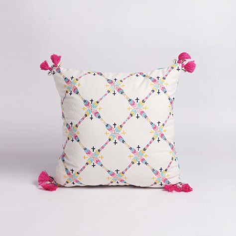 Embroidered pillow cover 1 2,040.00 Cushion Covers Online, Floral Cards Design, Cushion Cover Designs, Embroidered Pillow Covers, Color Palette Bright, Crochet Cushions, Embroidered Cushions, Diy Pillows, Embroidered Pillow