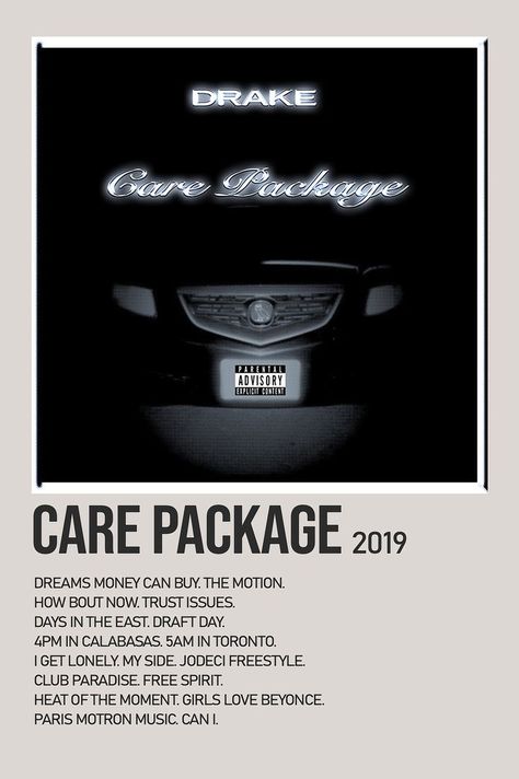 Drake Care Package Wallpaper, Drake Album Cover, Drake Album, Drakes Songs, Drakes Album, Minimalist Polaroid Poster, Polaroid Album, Rap Album Covers, Music Cover Photos