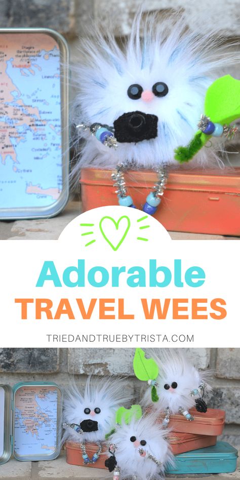 Travel Wee Diy, Summer Reading 2024 Adventure Begins At Your Library Crafts, Adventure Starts At Your Library, Worry Pets Diy, Travel Crafts For Kids, Travel Wees, Flower Hacks, Worry Pet, Diy Projects For Adults