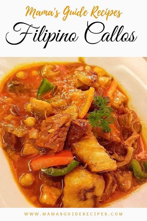 if Callos Recipe Filipino, Filipino Oxtail Recipes, Callos Recipe Spanish, Tripe Recipe, Goto Recipe, Philippine Recipes, Tripe Stew, Tripe Recipes, Phillipino Food