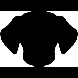 Dog Head Silhouette Animal Head Silhouette, Dog Siluette, Dog Sillhoutte, Dog Silloettes, Dog Silhouette Printable, Animal Silhouette Art, Dog Head Silhouette, Dogs Silhouette, Dog Template