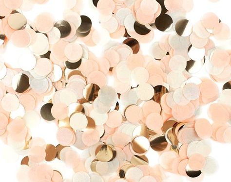 Let's Celebrate! Custom Confetti, Rose Gold Confetti, Paper Confetti, Rose Gold Party, Metallic Rose Gold, Tassel Garland, Wedding Confetti, 背景 シンプル, Gold Confetti