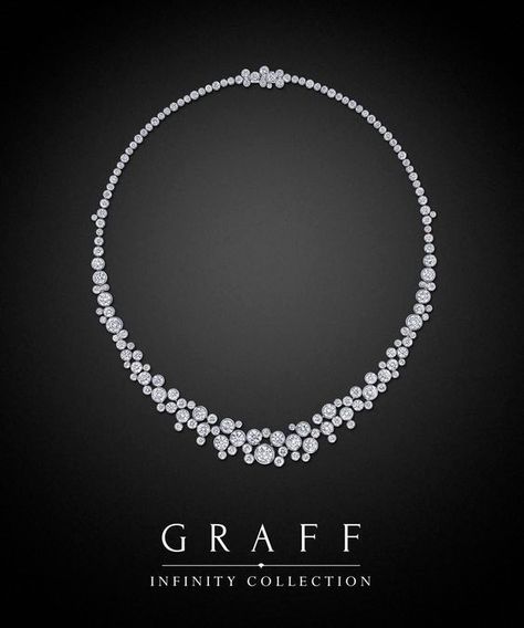 Graff Jewelry, Graff Diamonds, Afrikaanse Mode, Diamond Necklace Designs, Fine Diamond Jewelry, Diamond Necklace Set, Diamond Necklaces, Diamond Jewelry Designs, Infinity Necklace