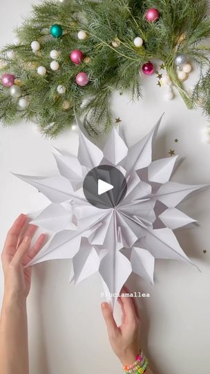 12K views · 1.2K reactions | DIY easy PAPER STARS ⭐️!!
If you’re going to make one craft this holiday season, let it be this one! 🤩

It’s incredibly easy to make.
Budget-friendly—no need to break the bank.
The results are stunning and guaranteed to WOW everyone who sees them! 🤩

DIY ESTRELLAS DE PAPEL! ✨
Con 7 bolsas de papel y unas tijeras pueden hacer esta mágica estrella! Que me dicen?? Super fáciles y bellas!! 🩷

#diy #diycrafts #papercrafts #crafts #diyprojects #holidaydecor #holidaydecor #xmasdecor #stars | Lucia Mallea Easy Paper Stars, Paper Folding Crafts, Paper Cut Design, Xmas Deco, Star Diy, Craft Kits For Kids, Paper Stars, Instagram Diy, Garden Club