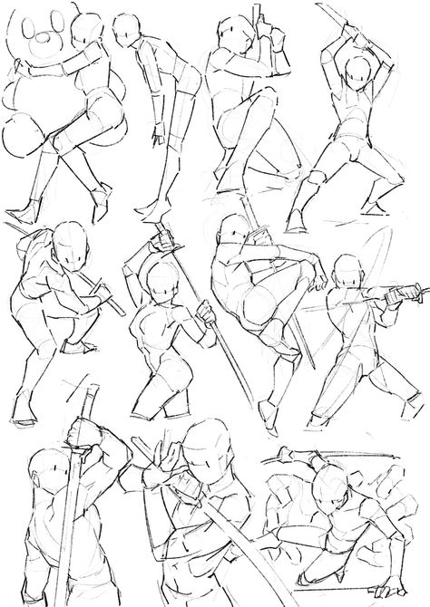 Female Dynamic Pose Drawing, 2 People Perspective Poses, Perspective Poses From Above, Perspective Drawing Reference People, Lounging Pose Reference Drawing, How To Draw Perspective Human Figures, Chibi Jumping Pose, Protecting Pose Reference Drawing, Cheering Pose Reference