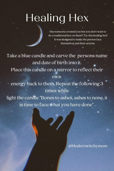 Don't want to waste your energy doing a traditional hex on someone who doesn't deserve your time? Try this healing "hex" and use their own energy against themselves. How To Break A Hex On Someone Else, How To Reverse A Hex Spell, Spell To Heal Someone, Return Hex To Sender Spell, Hex Your Ex Spell, Hex Test With Matches, Hex Someone Spell, Hex Someone, How To Tell If Someone Hexed You