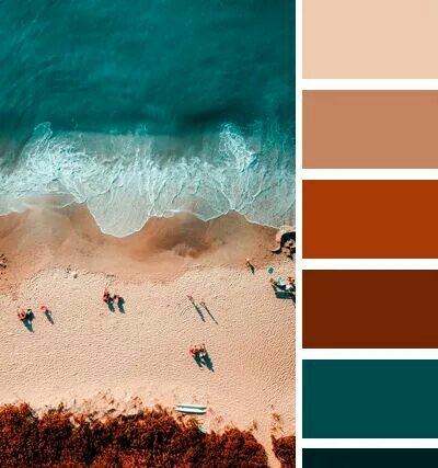 Rusty Colour Palette, Blue Terracotta Color Schemes, Terracotta Palette, Color Schemes Colour Palettes, Beauty Salon Decor, Big House, Blue Colour Palette, Blue Interior, Salon Decor