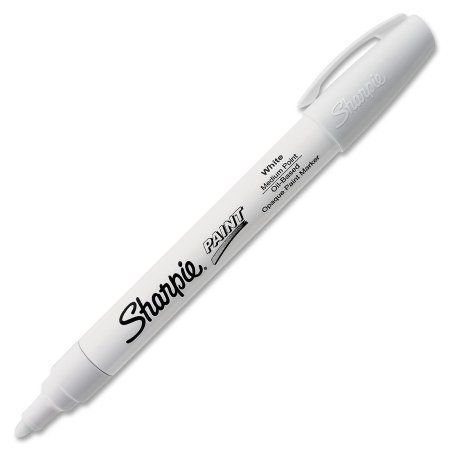 White Water-Base Paint Pen | Sharpie Sharpie Paint Markers, White Sharpie, Paint Marker Pen, Sharpie Pens, Sharpie Markers, Kids Art Supplies, Artist Pens, Paint Marker, Writing Supplies