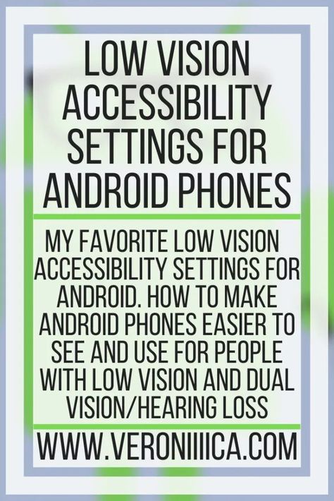 Low Vision Accessibility Settings For Android Phones. My favorite low vision accessibility settings for Android. How to make Android phones easier to see and use for people with low vision and dual vision/hearing loss Color Inversion, Adaptive Devices, Low Vision Aids, Adaptive Equipment, Assistive Devices, Vision Loss, Low Vision, Vision Problems, Assistive Technology