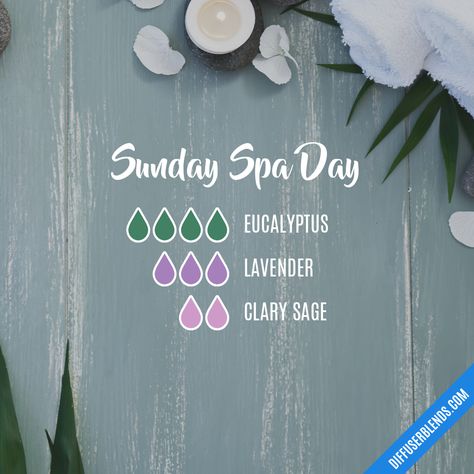 Sunday Spa Day, Spa Essential Oils, Floral Essential Oils, Doterra Diffuser Blends, Essential Oil Diffuser Blends Recipes, Essential Oils Gifts, Essential Oil Diffuser Recipes, Oil Diffuser Recipes, Yl Essential Oils