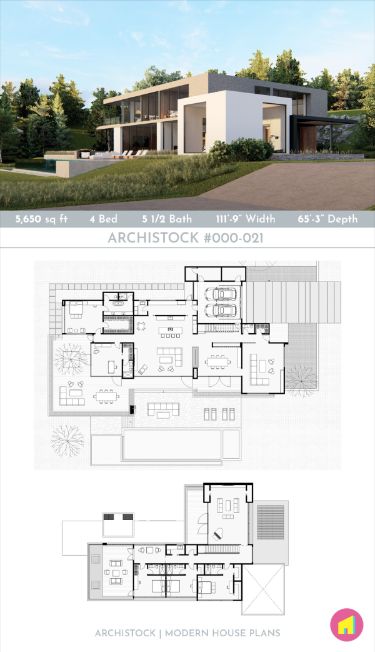 MODERN HOME DESIGN WITH FLOOR PLAN AND SMALL WALKTHROUGH#Home#Homedesign#Homeideas#Homeinspiration#Minimalisthouse#Modernhouse#ModernHouse #HouseDesign #Architecture Ultra Modern Homes, Modern Minimalist House, Modern Villa Design, Architectural Floor Plans, Villa Plan, Architectural Design House Plans, Sims House Plans, Home Design Floor Plans, House Arch Design