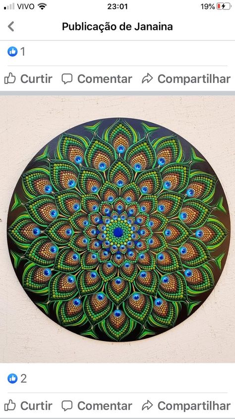 Mandala Clock, Aarti Thali, Art Deco Design Graphics, Mandala Crafts, Bird Paintings On Canvas, Mandala Book, Handbag Ideas, Mural Art Design, Dot Mandalas