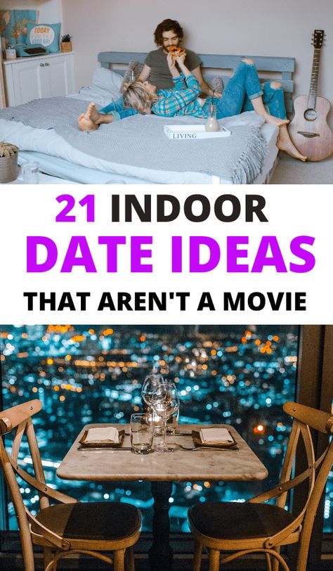 Indoor Date Ideas for Couples including cute activities at home on rainy days, for teens, romantic & cozy winter date ideas, the ultimate list of fun, DIY and cheap indoor date ideas here! #indoordateideas #date #datenight #datenightideas #dateideas🚨#LoveStory #RomanticEncounters #HeartfeltConnections #DateNightIdeas #SoulmateSearch #FlirtyFridays #CandlelitDinners #StarryEyedMoments #LoveQuotes #DreamyDates #WhisperedPromises #AmourAdventures Rainy Day Dates, Indoor Date Ideas, Cute Activities, Date Ideas At Home, Home Dates, At Home Date Ideas, Winter Date Ideas, Date Night Ideas At Home, First Date Ideas