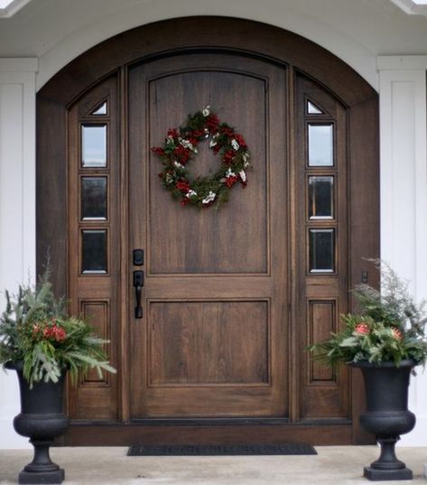 Rustic Front Door, Front Door Decal, Wooden Main Door, Farmhouse Front Door, Wooden Main Door Design, Wood Front Doors, Wooden Front Doors, Fa Fal, Entrance Door Design