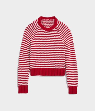 Perfect for breezy boat days and cool nights by the campfire, this comfy cotton crewneck is the quintessential summer sweater. Summer Crewneck, Boat Days, White Striped Sweater, Summer Sweater, Summer Sweaters, Holiday Sweater, Striped Sweater, Crewneck Sweater, Cotton Sweater