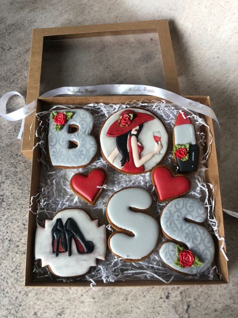 Boss Day, Cookies Gift, Bosses Day, Gift For Boss, Boss' Day, Boss Baby, Cookie Ideas, Gifts For Boss, Decorated Cookies