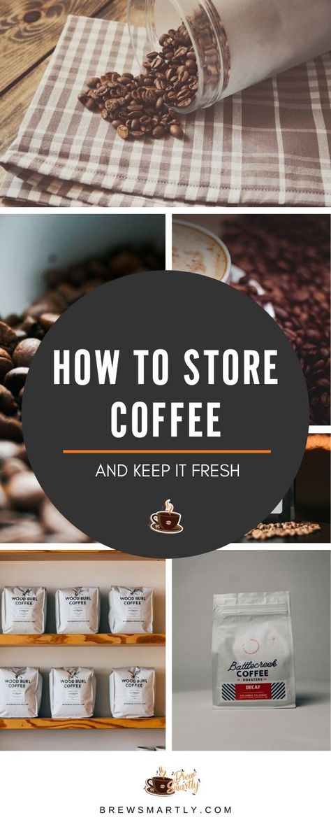 Want to store coffee but don't know the ways to store it without losing its freshness? No worries! Here we've an ultimate guide for you that helps you learn about coffee storage. Coffee Ground Storage Ideas, Coffee Bean Organization, Coffee Bag Storage, Coffee Grounds Storage, How To Store Coffee Grounds, Coffee Bean Storage Ideas, Coffee Storage Ideas, Ground Coffee Storage, Coffee Beans Storage