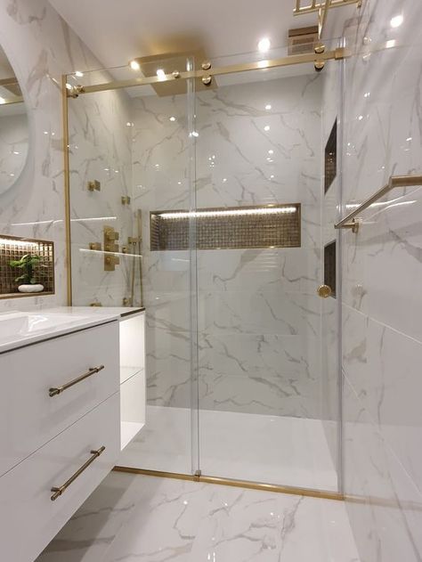 Shower Partition, Shower Cabinets, Shower Sliding Glass Door, Washroom Decor, Frameless Shower Enclosures, Bathroom Decor Luxury, Shower Enclosures, Shower Cabin, Bathroom Design Decor